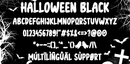 Halloween Font Poster 11