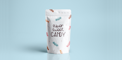 Donut & Candy Font Poster 3