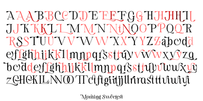 Morning Sweetest Font Poster 11