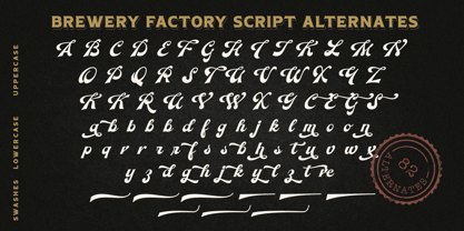 Brewery Factory Font Poster 14