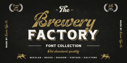 Brewery Factory Font Poster 1