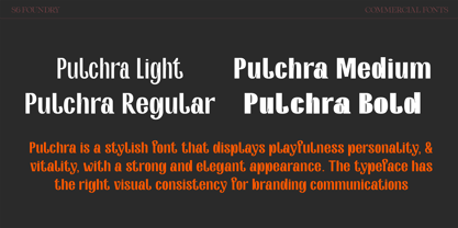 Pulchra SPF Font Poster 2
