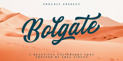 Bolgate Font Poster 1