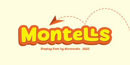 Montells Font Poster 1