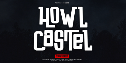 Howl Castel Font Poster 1