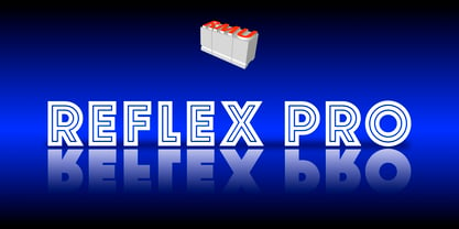 Reflex Pro Font Poster 1