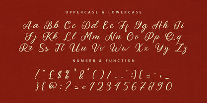 Queshia Script Font Poster 8