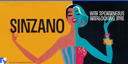 Sinzano Font Poster 1