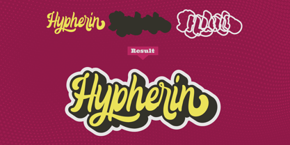 Hypherin Font Poster 4