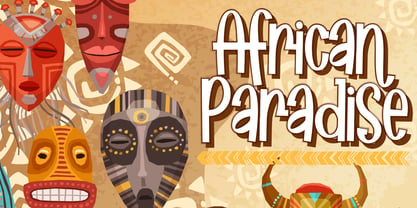African Paradise Font Poster 1