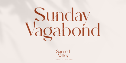 Sacred Valley Font Poster 3