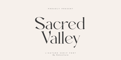 Sacred Valley Fuente Póster 1