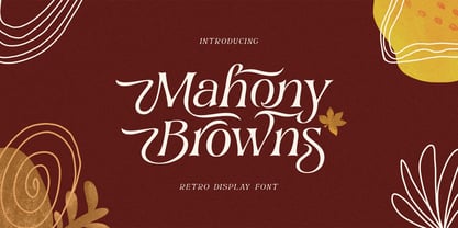 Mahony Browns Font Poster 1