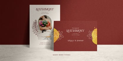 Mahony Browns Font Poster 8
