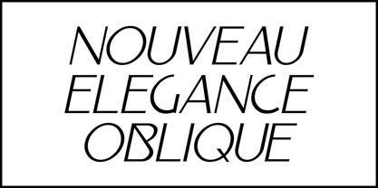 Nouveau Elegance JNL Font Poster 4