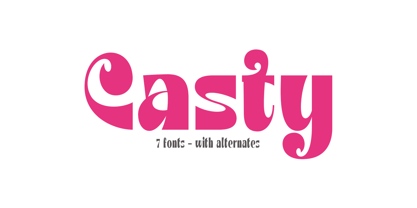 Casty Font Poster 1