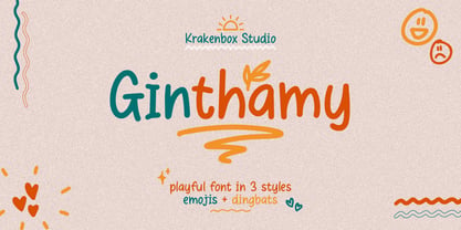 Ginthamy Font Poster 1