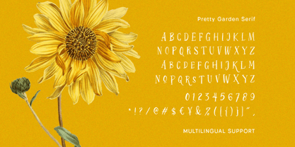 Pretty Garden Font Poster 9