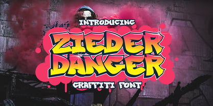 Zieder Danger Font Poster 1