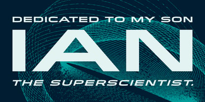 Superscience Font Poster 5