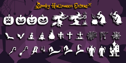 Spooky Halloween Font Poster 7