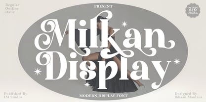 Milkan Display Font Poster 1