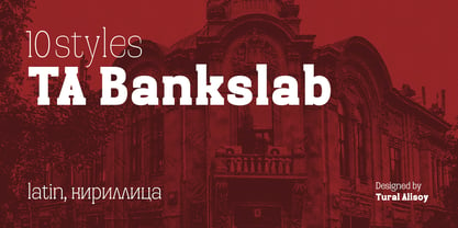 TA Bankslab Font Poster 1