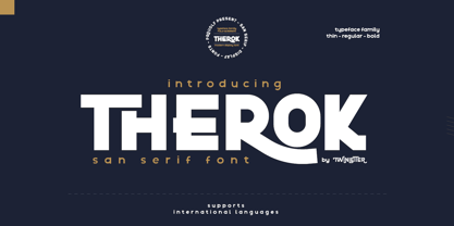 Therok Font Poster 1
