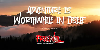 Freewill Font Poster 6