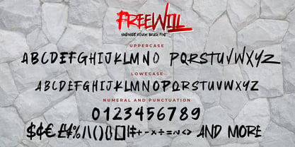Freewill Font Poster 7