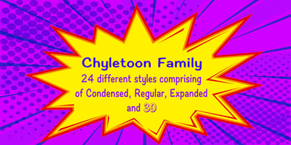 Chyletoon Font Poster 2