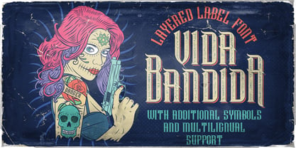 Vida Bandida Font Poster 1