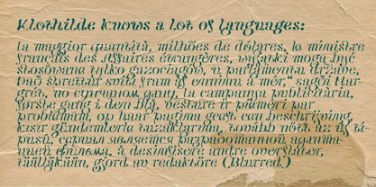 Klothilde Font Poster 4