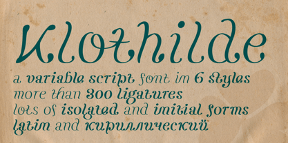 Klothilde Font Poster 1