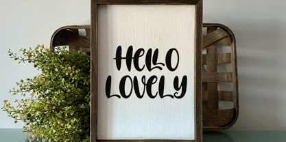 Hello Sweet Font Poster 5