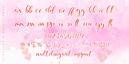Love Baby Font Poster 7