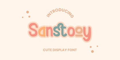 Sanstooy Font Poster 1