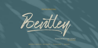 Bentley Script Fuente Póster 1