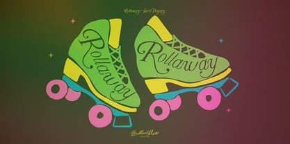 Rollaway Font Poster 7