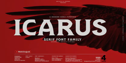 Icarus Font Poster 1