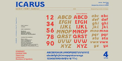 Icarus Font Poster 6