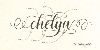 Cheliya Font Poster 2
