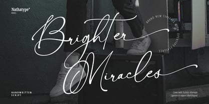 Brighter Miracles Font Poster 1