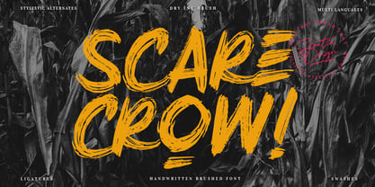Scarecrow Font Poster 1