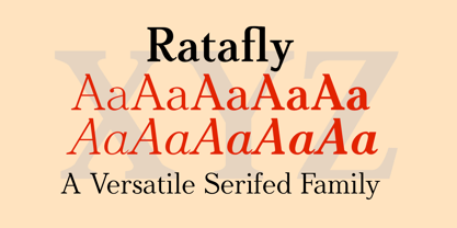 Ratafly Font Poster 1