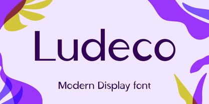 Ludeco Font Poster 1