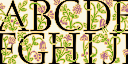 P22 Posies Font Poster 2