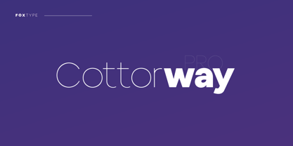 Cottorway Pro Font Poster 1
