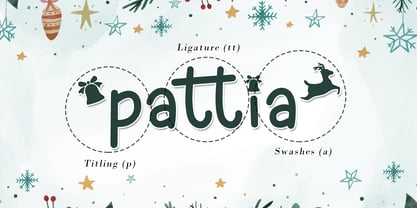 Pattia Font Poster 8