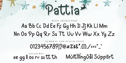 Pattia Font Poster 9